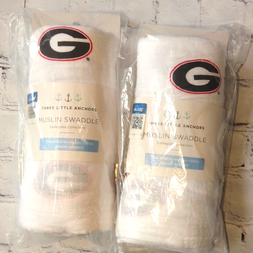 UGA Muslin Baby Swaddle 47x47